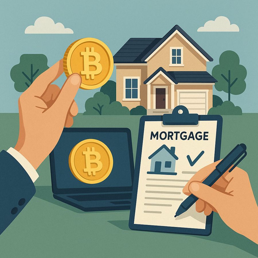 Crypto backed mortgage, anyone?