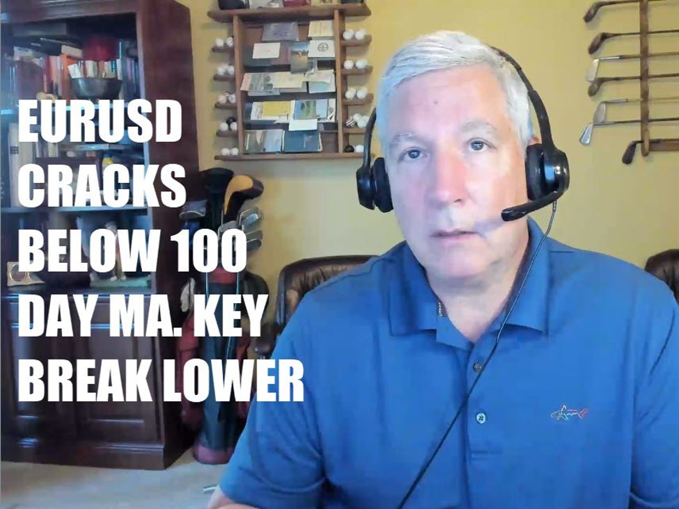 EURUSD falls below KEY support targets Forexlive