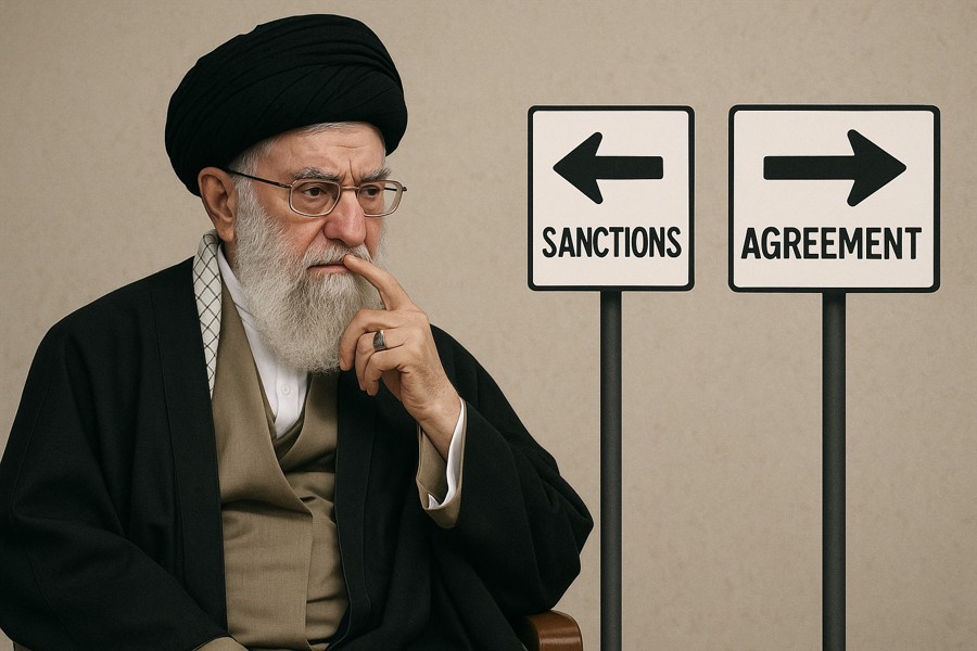 Everyone's Waiting for Khamenei's Reaction (fictional image)
