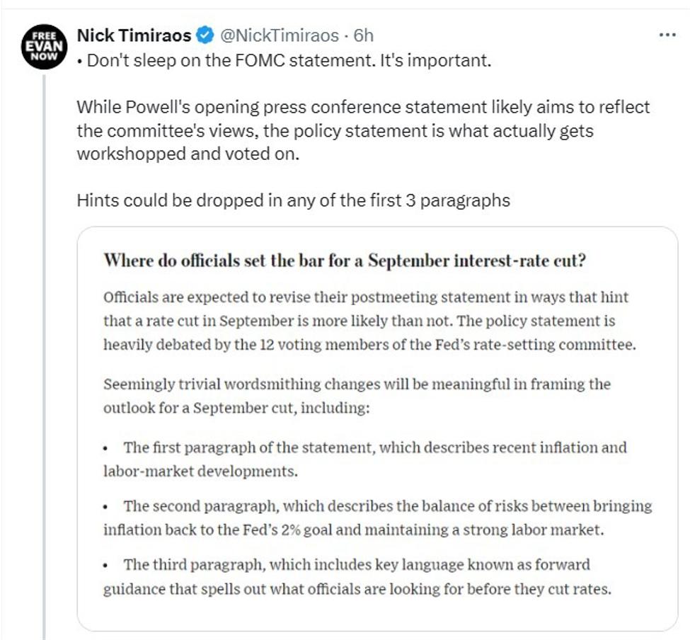 A cheat sheet for the July Fed meeting A cheat sheet for the July Fed meeting