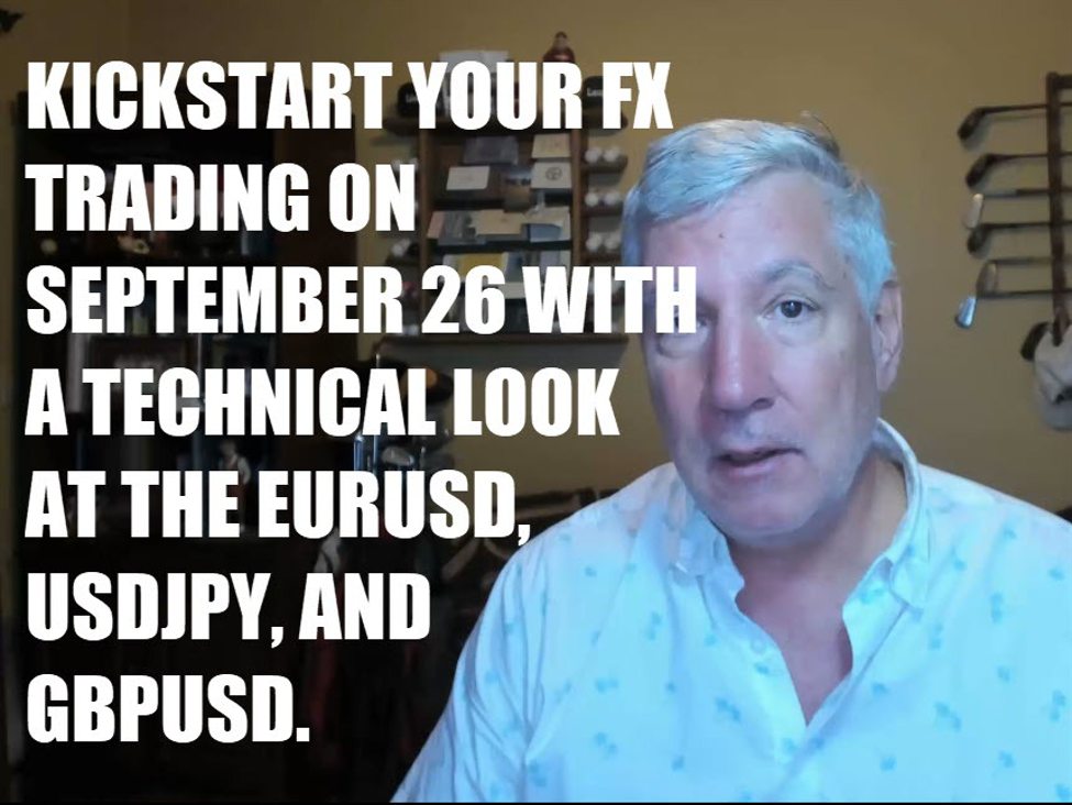 Kickstart your FX trading on September 26 w/ a technical look at EURUSD, USDJPY and GBPUSD | Forexlive Kickstart your FX trading on September 26 w/ a technical look at EURUSD, USDJPY and GBPUSD | Forexlive
