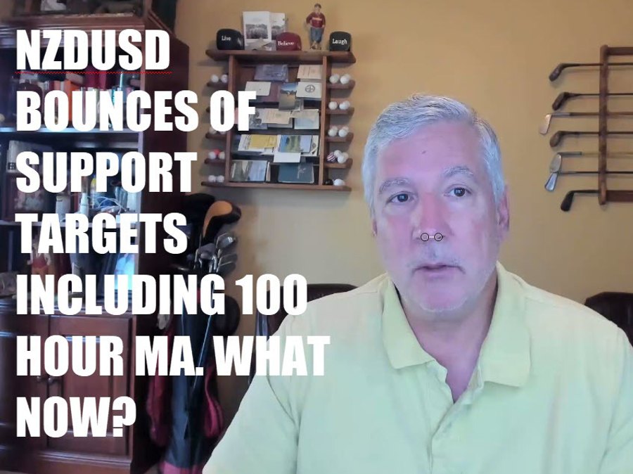 NZDUSD bounces near 100 hour MA/broken 38.2% retracement. What now? | Forexlive NZDUSD bounces near 100 hour MA/broken 38.2% retracement. What now? | Forexlive