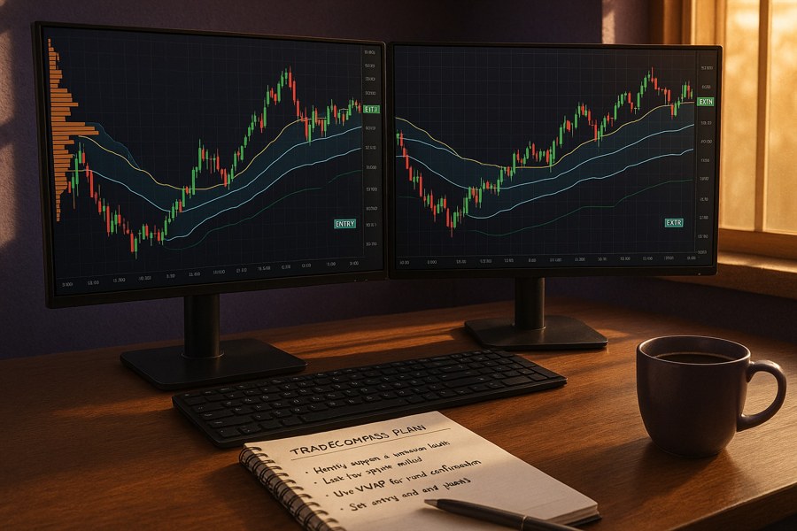 Help your trading with tradeCompass by investingLive.com