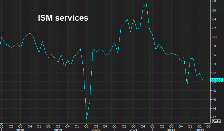 ISM services May