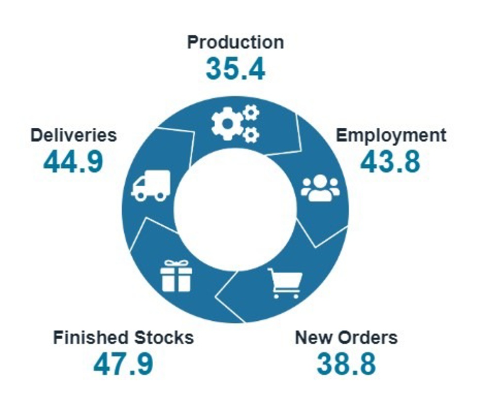 New Zealand June Manufacturing PMI 41.1 (prior 47.2)