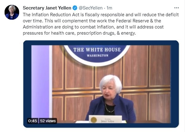 US Treasury Secretary Yellen