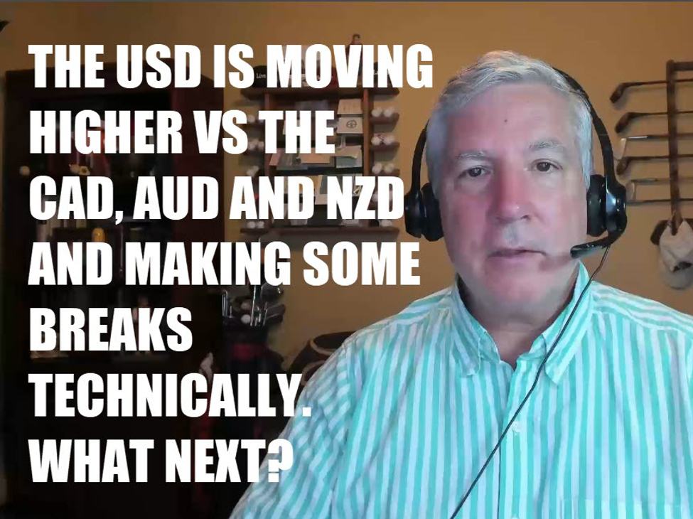 The USD is moving higher vs. the CAD, AUD and NZD today and making some breaks technically | Forexlive The USD is moving higher vs. the CAD, AUD and NZD today and making some breaks technically | Forexlive