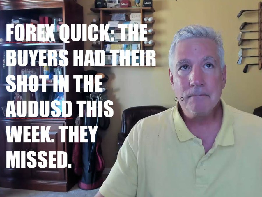FOREX QUICK: The buyers in the AUDUSD had their shot. They missed. FOREX QUICK: The buyers in the AUDUSD had their shot. They missed.