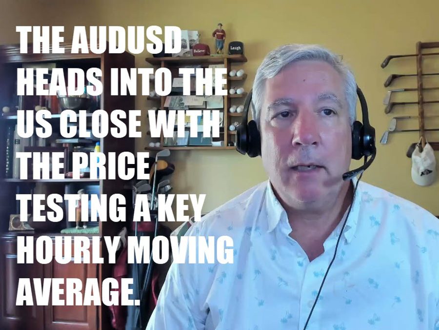 AUDUSD heads into the US close with the price testing a key hourly MA | Forexlive AUDUSD heads into the US close with the price testing a key hourly MA | Forexlive