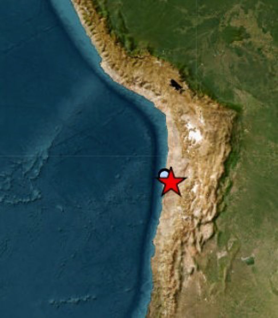 Earthquake Antofagasta, Chile, Magnitude 5.4 | Forexlive