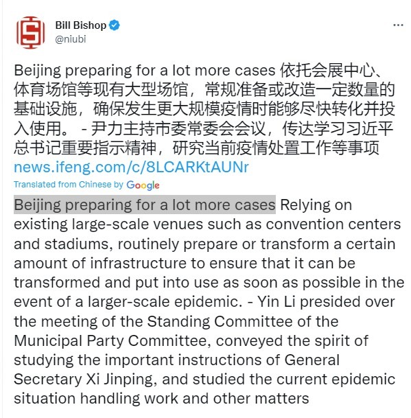 china beijing COVID 24 November 2022
