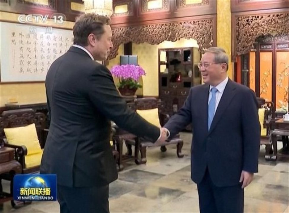 Elon Musk met Premier Li Qiang in an unannounced trip to China