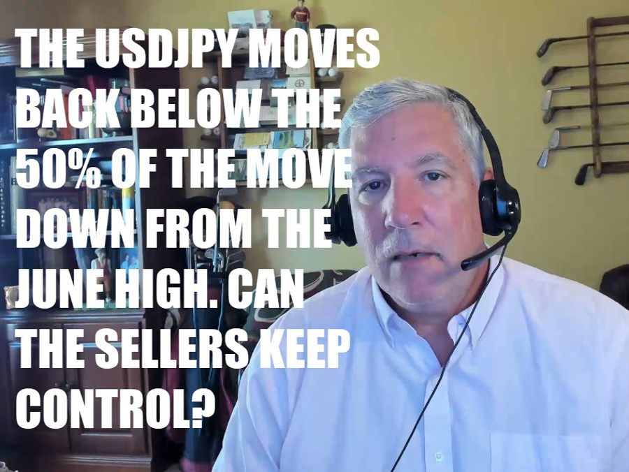 USDJPY moves back below 50% of the move down from the June high | Forexlive USDJPY moves back below 50% of the move down from the June high | Forexlive